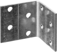 ЗУБР УКР-2.0, 40 x 40 x 40 x 2 мм, цинк, равносторонний крепежный уголок (310206-040-040)