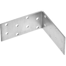 ЗУБР УКР-2.0, 40 x 80 x 80 x 2 мм, цинк, равносторонний крепежный уголок (310206-040-080)