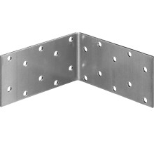 ЗУБР УКР-2.0, 50 x 100 x 100 x 2 мм, цинк, равносторонний крепежный уголок (310206-050-100)