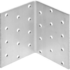 ЗУБР УКР-2.0, 80 x 60 x 60 x 2 мм, цинк, равносторонний крепежный уголок (310206-080-060)