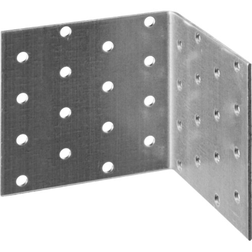 ЗУБР УКР-2.0, 80 x 80 x 80 x 2 мм, цинк, равносторонний крепежный уголок (310206-080-080)