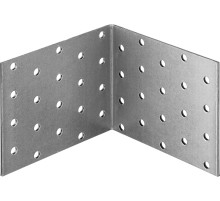 ЗУБР УКР-2.0, 80 x 100 x 100 x 2 мм, цинк, равносторонний крепежный уголок (310206-080-100)