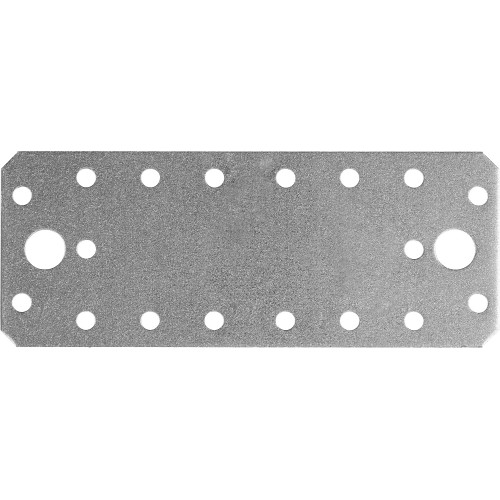 ЗУБР КП-2.0, 140 x 55 x 2 мм, цинк, крепежная пластина (310236-140-55)