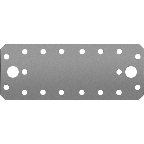 ЗУБР КП-2.5, 140 x 55 x 2.5 мм, цинк, крепежная пластина (31023-140)