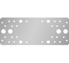ЗУБР КП-2.5, 200 x 80 x 2.5 мм, цинк, крепежная пластина (31023-200)