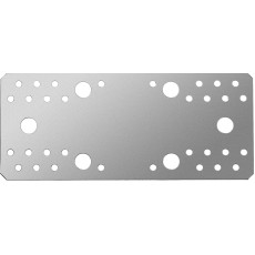 ЗУБР КП-2.5, 210 x 90 x 2.5 мм, цинк, крепежная пластина (31023-210)