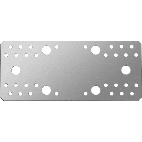 ЗУБР КП-2.5, 210 x 90 x 2.5 мм, цинк, крепежная пластина (31023-210)