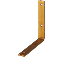 ЗУБР УМ-5.0, 150 x 150 x 25 x 5 мм, желтый цинк, узкий мебельный уголок (31031-150)