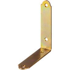 ЗУБР УМ-2.0, 75 x 75 x 17 x 2 мм, желтый цинк, узкий мебельный уголок (31031-75)