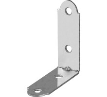 ЗУБР УМ-1.5, 40 x 40 x 17 x 1.5 мм, белый цинк, узкий мебельный уголок (31032-40)