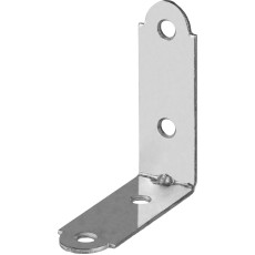 ЗУБР УМ-1.5, 50 x 50 x 17 x 1.5 мм, белый цинк, узкий мебельный уголок (31032-50)