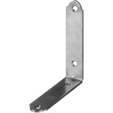 ЗУБР УМ-1.5, 75 x 75 x 17 x 1.5 мм, белый цинк, узкий мебельный уголок (31032-75)