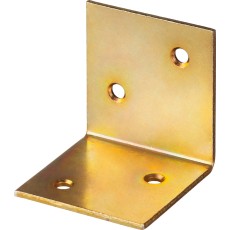 ЗУБР УМШ-2.0, 40 x 40 x 40 x 2 мм, желтый цинк, широкий мебельный уголок (31033-40)