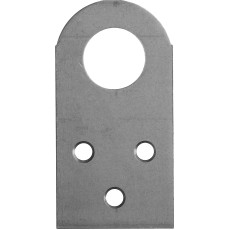 ЗУБР ПР-2.0, 75 x 40 x 2 мм, прямая проушина для навесных замков (31038-75)