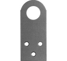 ЗУБР ПР-2.0, 90 x 40 x 2 мм, прямая проушина для навесных замков (31038-90)