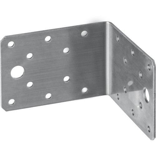 ЗУБР НКУ-2.0, 65 x 90 x 90 x 2 мм, нержавеющий крепежный уголок, Профессионал (310526-65)