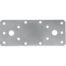 ЗУБР НКП-2.0, 140 x 55 x 2 мм, нержавеющая крепежная пластина, Профессионал (310636-140)