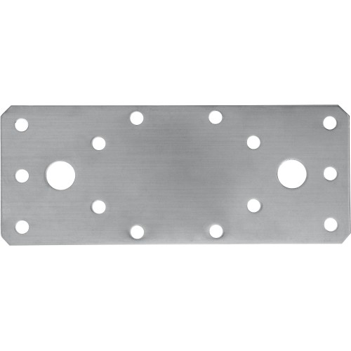 ЗУБР НКП-2.0, 140 x 55 x 2 мм, нержавеющая крепежная пластина, Профессионал (310636-140)