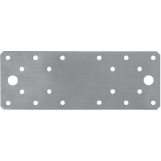 ЗУБР НКП-2.0, 180 x 65 x 2 мм, нержавеющая крепежная пластина, Профессионал (310636-180)