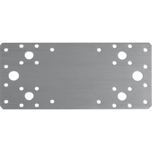 ЗУБР НКП-2.0, 200 x 90 x 2 мм, нержавеющая крепежная пластина, Профессионал (310636-200)