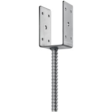 ЗУБР ОС-U, 71 x 120 x 60 мм, U-образное основание столба (310286-070)