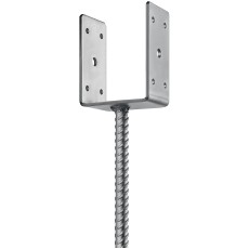 ЗУБР ОС-U, 91 x 120 x 60 мм, U-образное основание столба (310286-090)