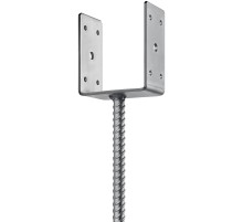 ЗУБР ОС-U, 101 x 120 x 60 мм, U-образное основание столба (310286-100)