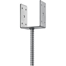 ЗУБР ОС-U, 101 x 120 x 60 мм, U-образное основание столба (310286-100)