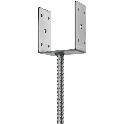 ЗУБР ОС-U, 101 x 120 x 60 мм, U-образное основание столба (310286-100)