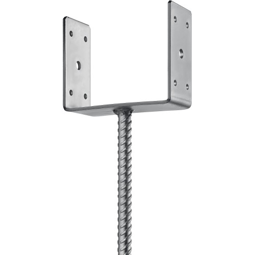 ЗУБР ОС-U, 141 x 120 x 60 мм, U-образное основание столба (310286-140)