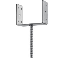 ЗУБР ОС-U, 151 x 120 x 60 мм, U-образное основание столба (310286-150)