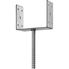 ЗУБР ОС-U, 151 x 120 x 60 мм, U-образное основание столба (310286-150)