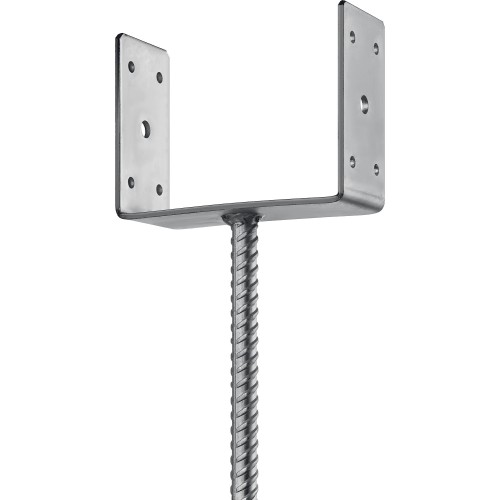 ЗУБР ОС-U, 151 x 120 x 60 мм, U-образное основание столба (310286-150)