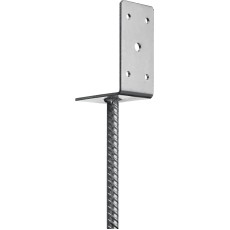 ЗУБР ОС-L, 91 x 120 x 60 мм, L-образное основание столба (310296-090)