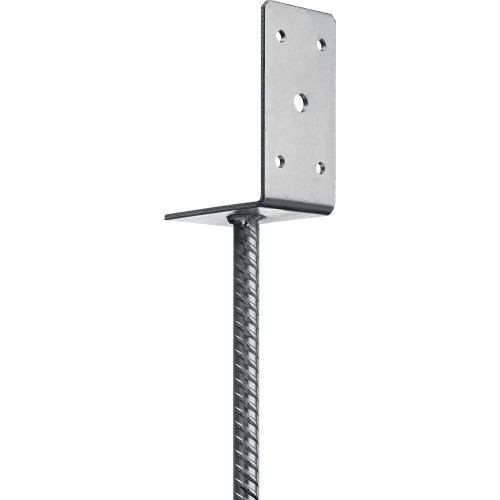 ЗУБР ОС-L, 91 x 120 x 60 мм, L-образное основание столба (310296-090)