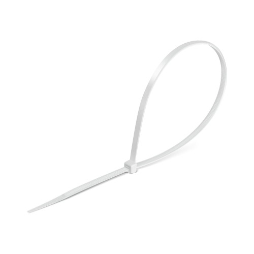 ЗУБР КС-Б1, 1.8 x 100 мм, нейлон РА66, 100 шт, белые, кабельные стяжки, Профессионал (309010-18-100)