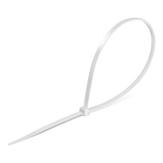 ЗУБР КС-Б1, 1.9 x 150 мм, нейлон РА66, 100 шт, белые, кабельные стяжки, Профессионал (309010-19-150)