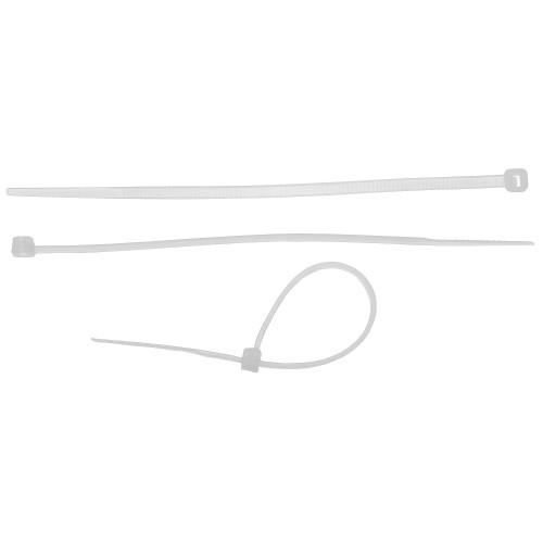 ЗУБР КС-Б2, 3.6 x 300 мм, нейлон РА66, 50 шт, белые, кабельные стяжки, Профессионал (4-309017-36-300)
