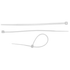 ЗУБР КС-Б2, 4.8 x 300 мм, нейлон РА66, 25 шт, белые, кабельные стяжки, Профессионал (4-309017-48-300)