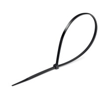 ЗУБР КС-Ч1, 1.8 x 100 мм, нейлон РА66, 100 шт, черные, кабельные стяжки, Профессионал (309030-18-100)