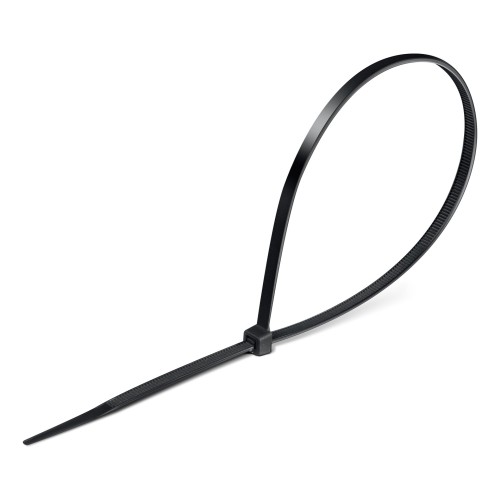 ЗУБР КС-Ч1, 1.9 x 150 мм, нейлон РА66, 100 шт, черные, кабельные стяжки, Профессионал (309030-19-150)