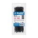 ЗУБР КС-Ч1, 1.9 x 150 мм, нейлон РА66, 100 шт, черные, кабельные стяжки, Профессионал (309030-19-150)