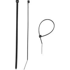 ЗУБР КС-Ч1, 2.5 x 80 мм, нейлон РА66, 100 шт, черные, кабельные стяжки, Профессионал (309030-25-080)