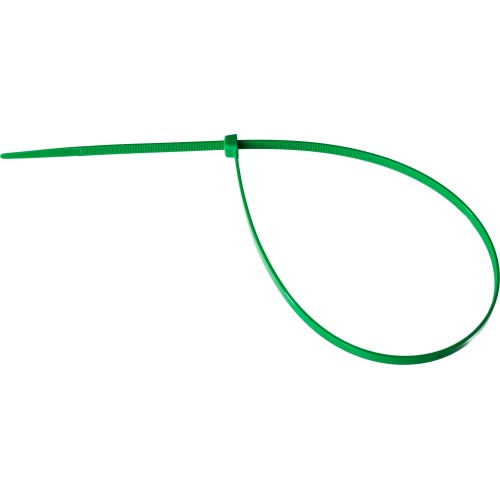 ЗУБР КС-З1, 3.6 x 300 мм, нейлон РА66, 100 шт, зеленые, кабельные стяжки, Профессионал (309060-36-300)