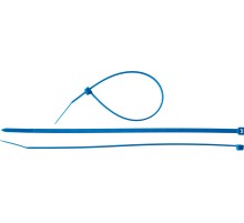 ЗУБР КС-С1, 3.6 x 200 мм, нейлон РА66, 100 шт, синие, кабельные стяжки, Профессионал (309070-36-200)