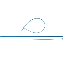 ЗУБР КС-С1, 4.8 x 400 мм, нейлон РА66, 100 шт, синие, кабельные стяжки, Профессионал (309070-48-400)