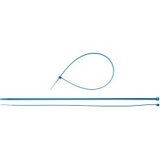 ЗУБР КС-С1, 4.8 x 400 мм, нейлон РА66, 100 шт, синие, кабельные стяжки, Профессионал (309070-48-400)