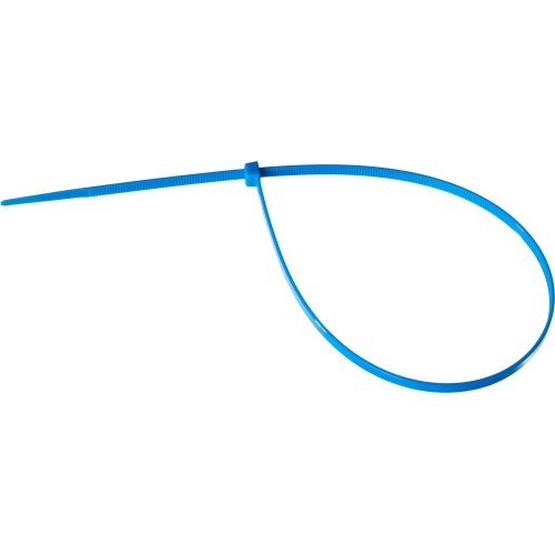 ЗУБР КС-С1, 4.8 x 400 мм, нейлон РА66, 100 шт, синие, кабельные стяжки, Профессионал (309070-48-400)