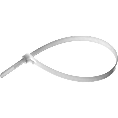 ЗУБР КСР-Б1, 7.5 x 150 мм, нейлон РА66, 100 шт, белые, кабельные стяжки разъемные, Профессионал (309240-75-150)