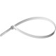 ЗУБР КСР-Б1, 7.5 x 150 мм, нейлон РА66, 100 шт, белые, кабельные стяжки разъемные, Профессионал (309240-75-150)